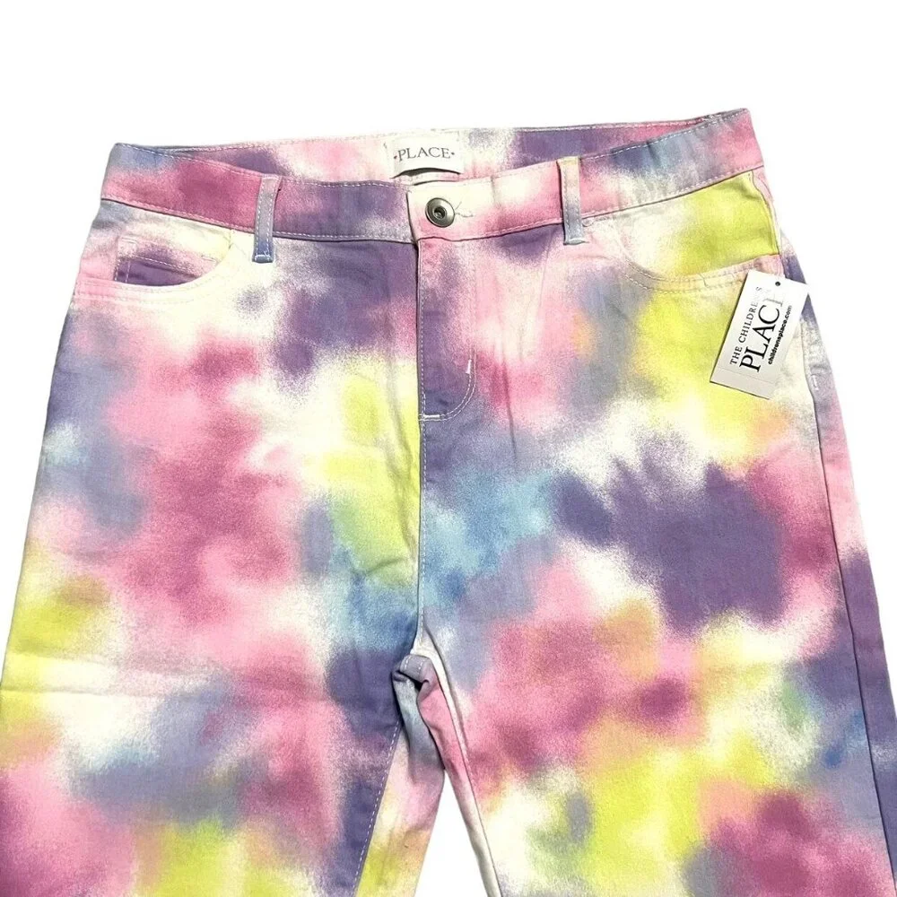 NEW Children's Place Sz 16 Tie-Dye Shorts